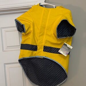 Good2Go Yellow and Black Polka Dot Dog Raincoat